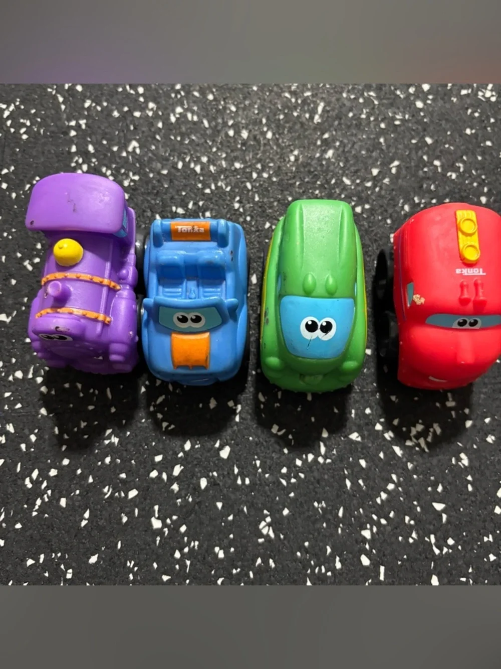 Hasbro Playskool Tonka Chuck And Friends Mini Cars Set Lot of 4